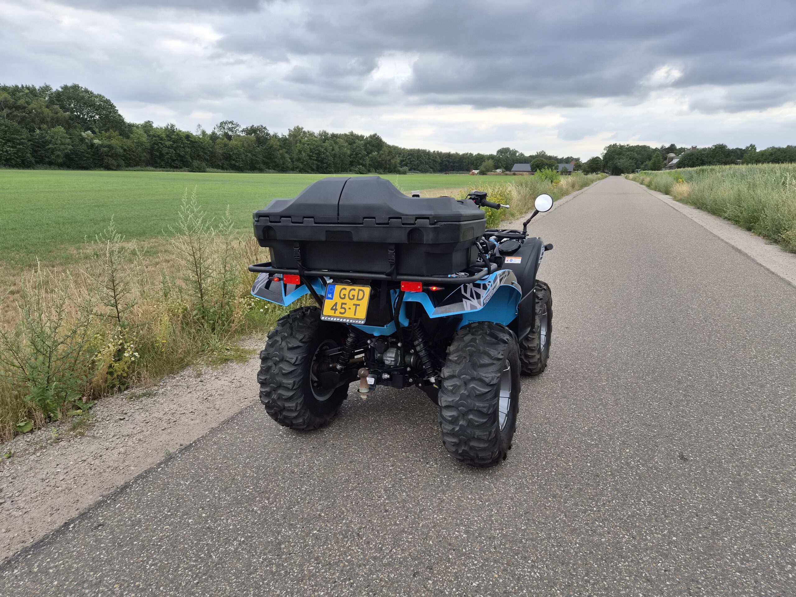 VERKOCHT Yamaha Grizzly 700 4x4 met auto kenteken - Afbeelding 4
