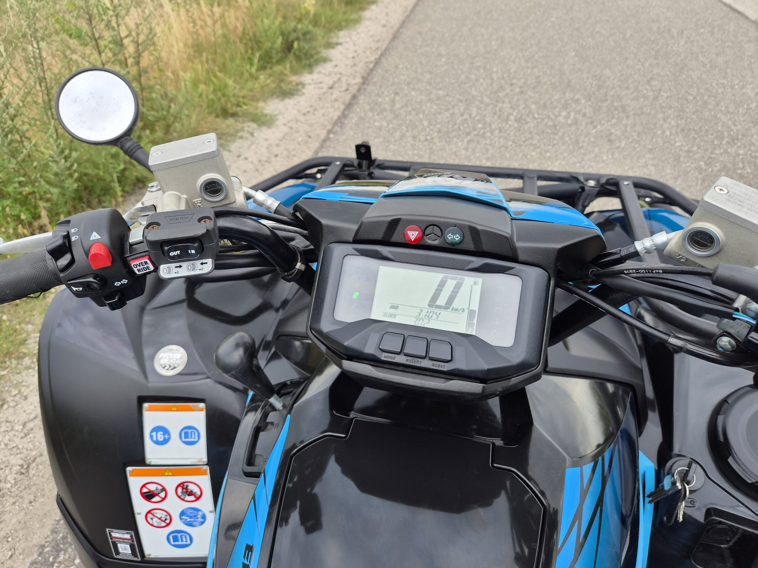 VERKOCHT Yamaha Grizzly 700 4x4 met auto kenteken - Afbeelding 6