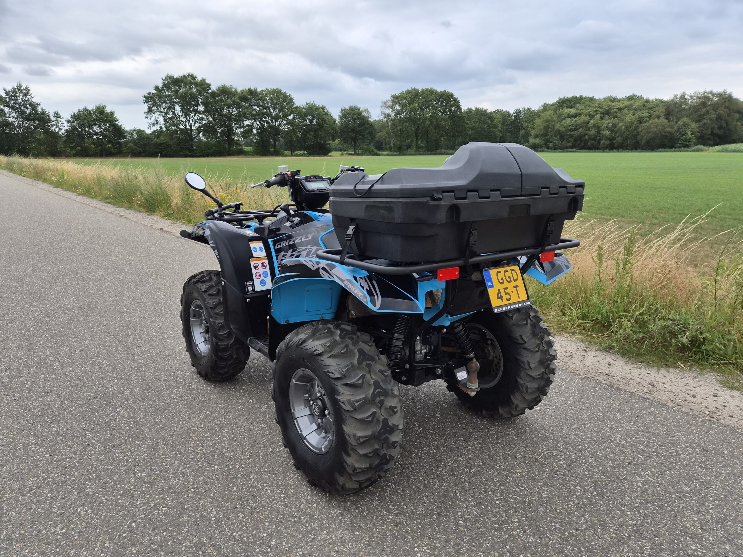 VERKOCHT Yamaha Grizzly 700 4x4 met auto kenteken - Afbeelding 7