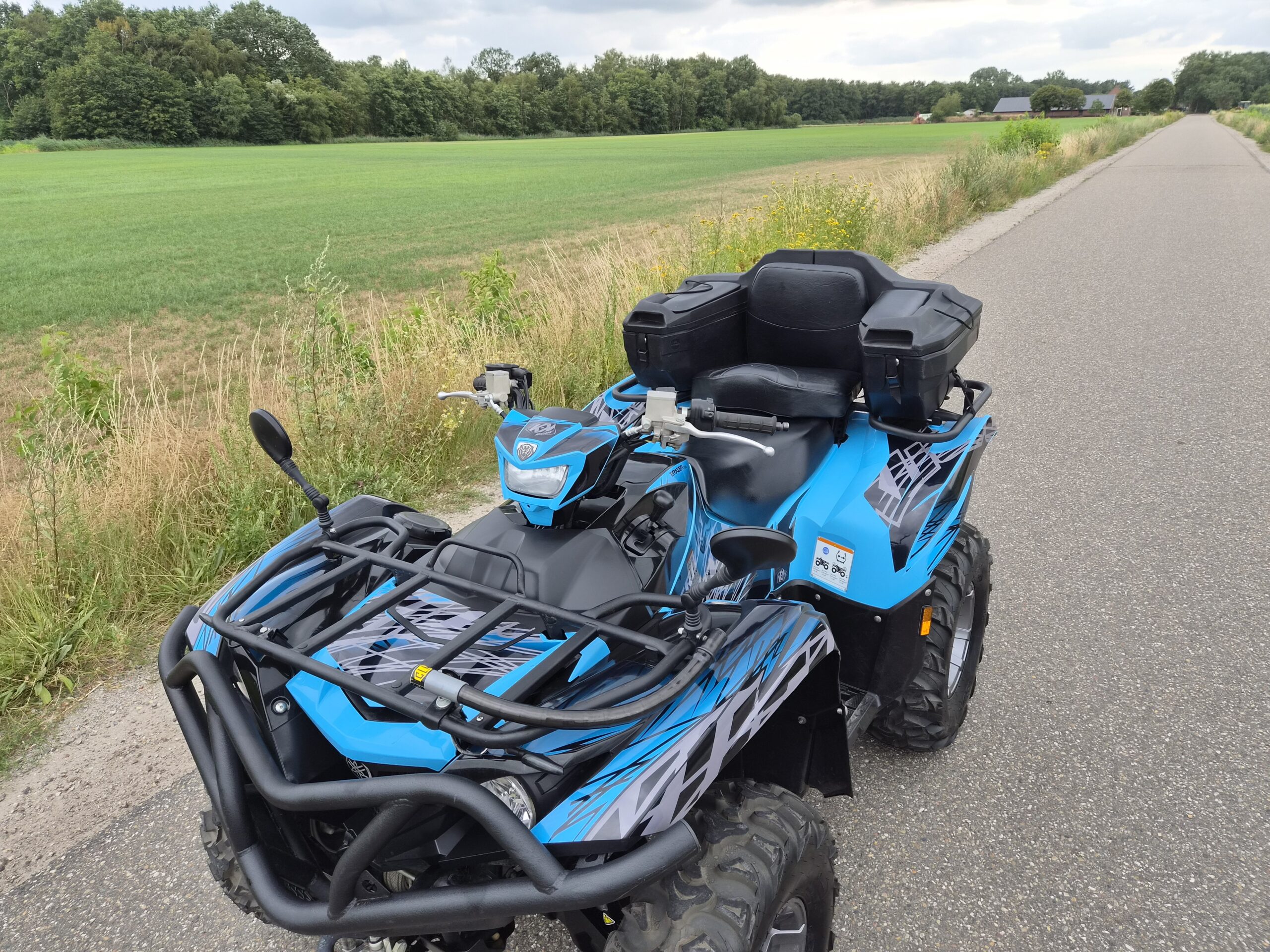 VERKOCHT Yamaha Grizzly 700 4x4 met auto kenteken - Afbeelding 10