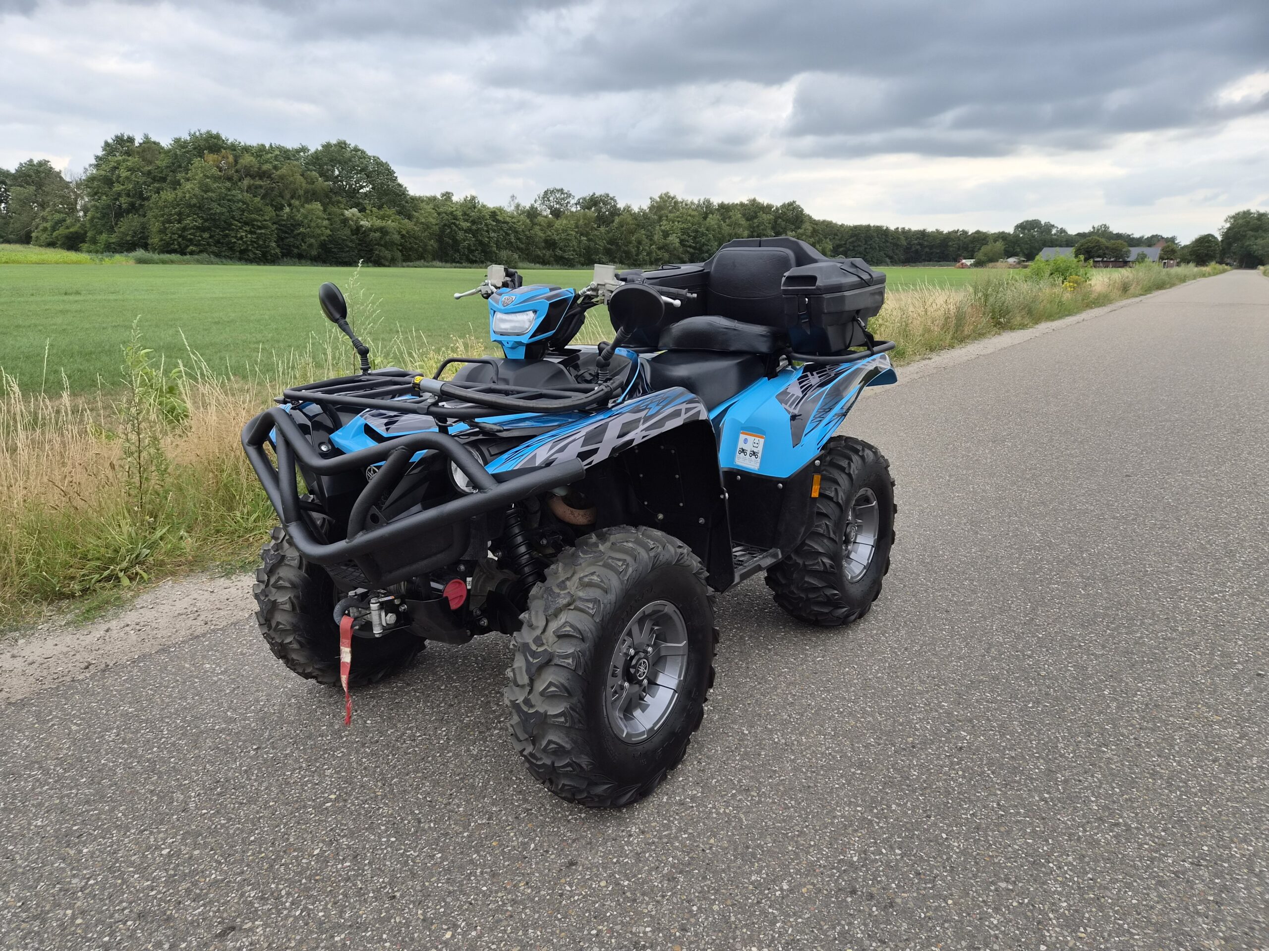 VERKOCHT Yamaha Grizzly 700 4x4 met auto kenteken - Afbeelding 11