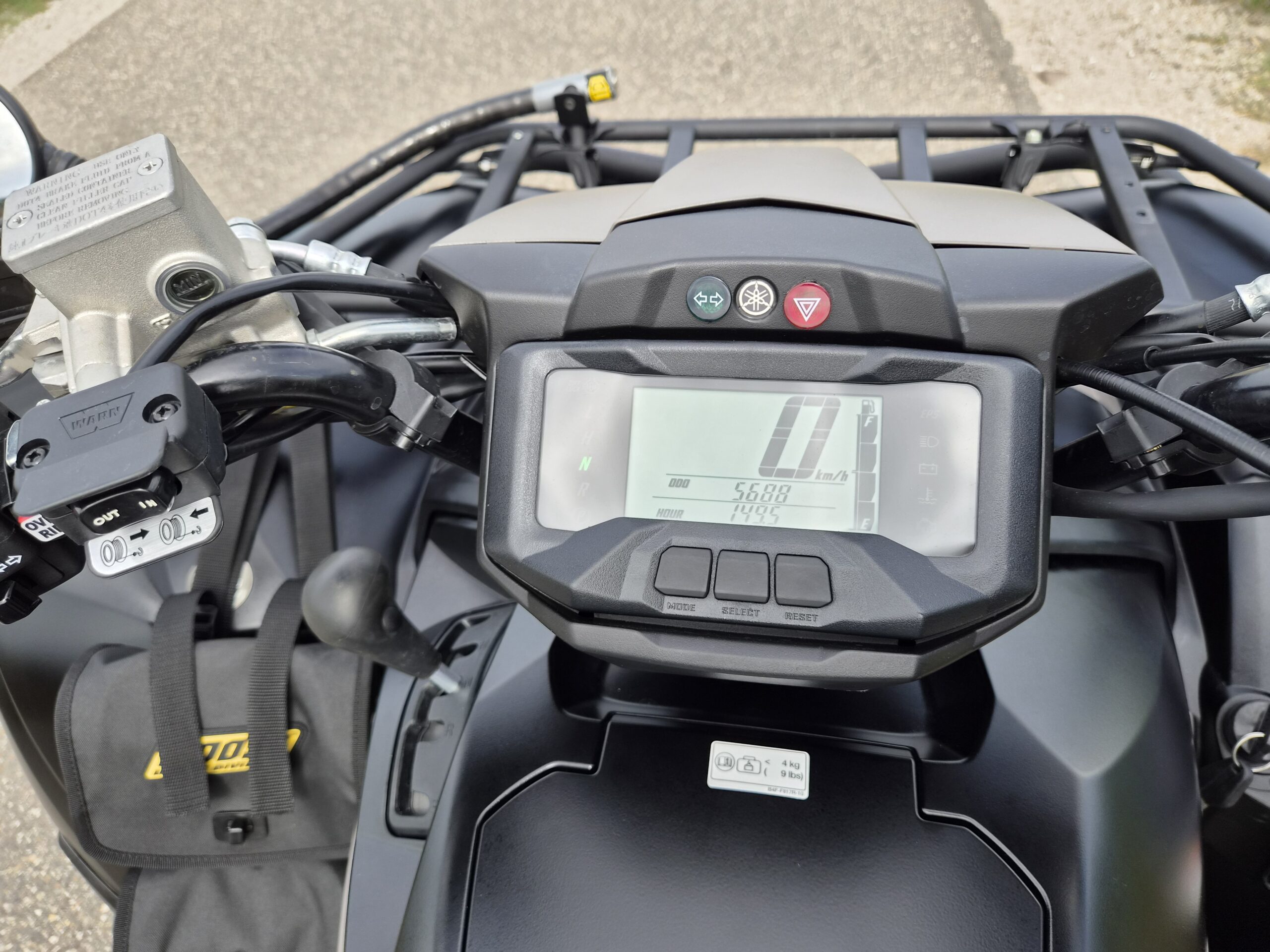 VERKOCHT Yamaha Grizzly 700 SE 4x4 met kenteken - Afbeelding 8