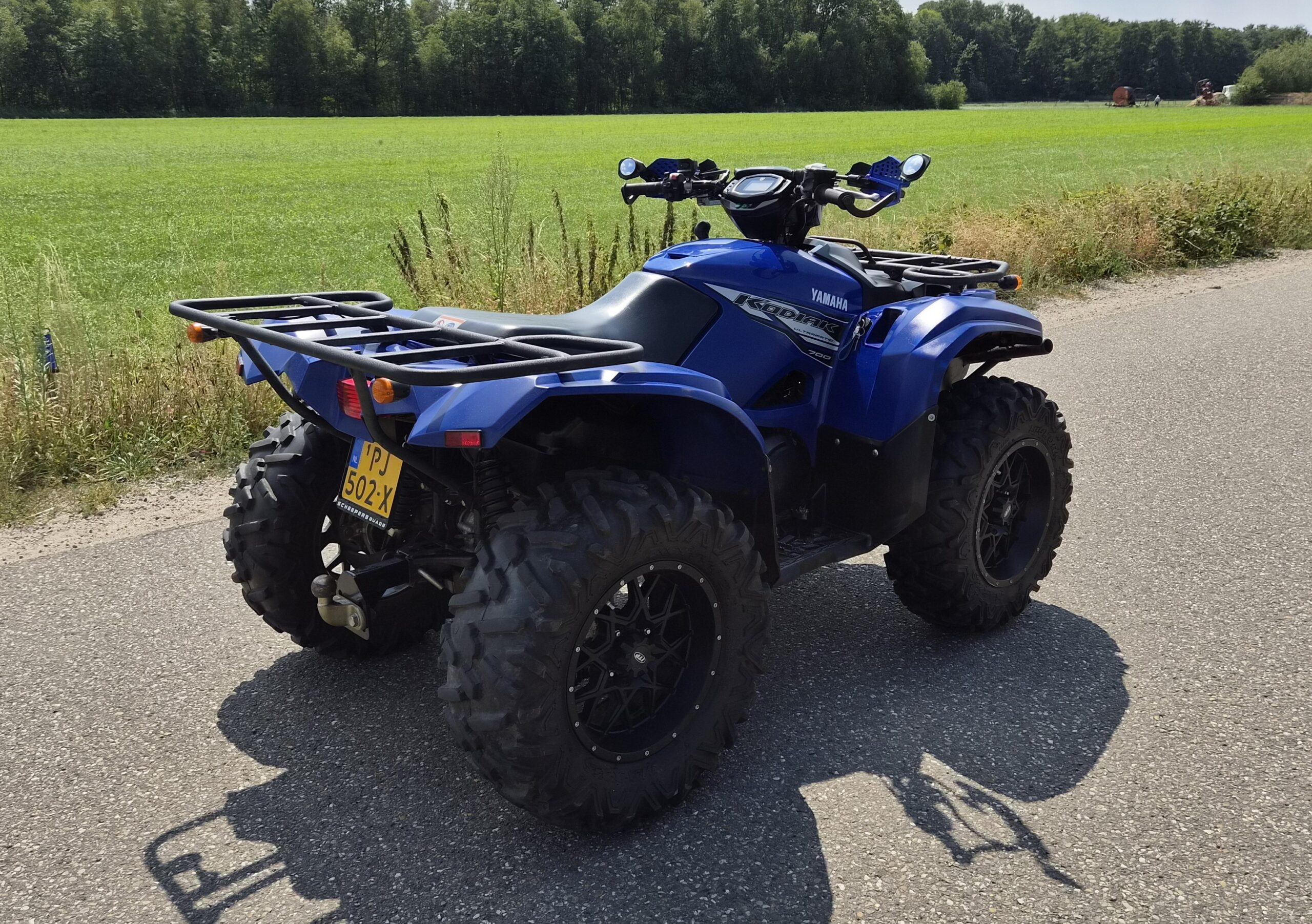 VERKOCHT Yamaha kodiak 700 4x4 EPS met kenteken - Afbeelding 5