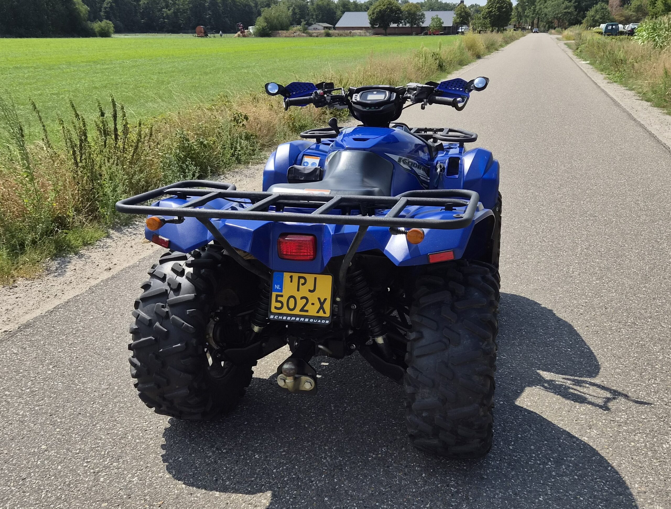 VERKOCHT Yamaha kodiak 700 4x4 EPS met kenteken - Afbeelding 6