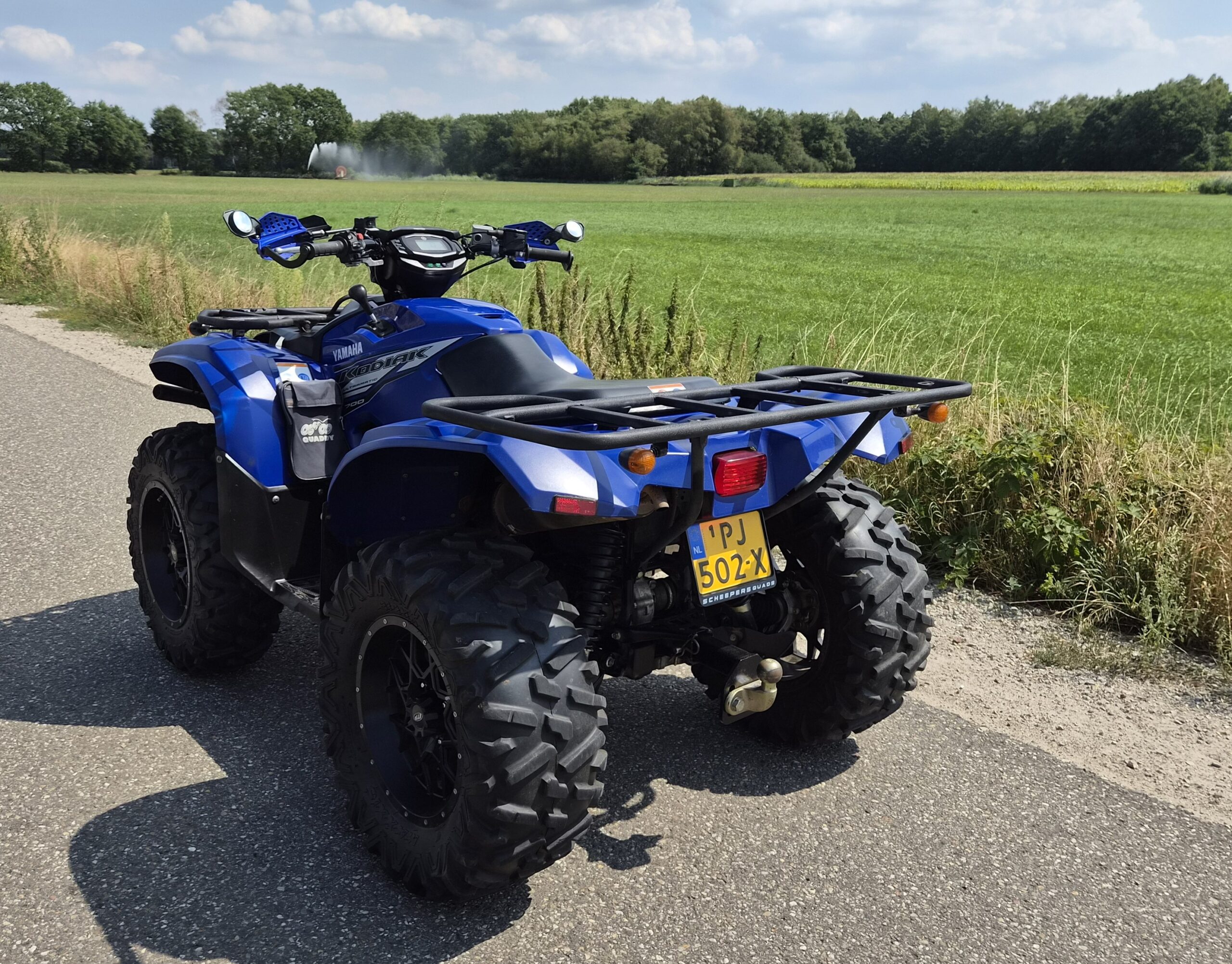 VERKOCHT Yamaha kodiak 700 4x4 EPS met kenteken - Afbeelding 9