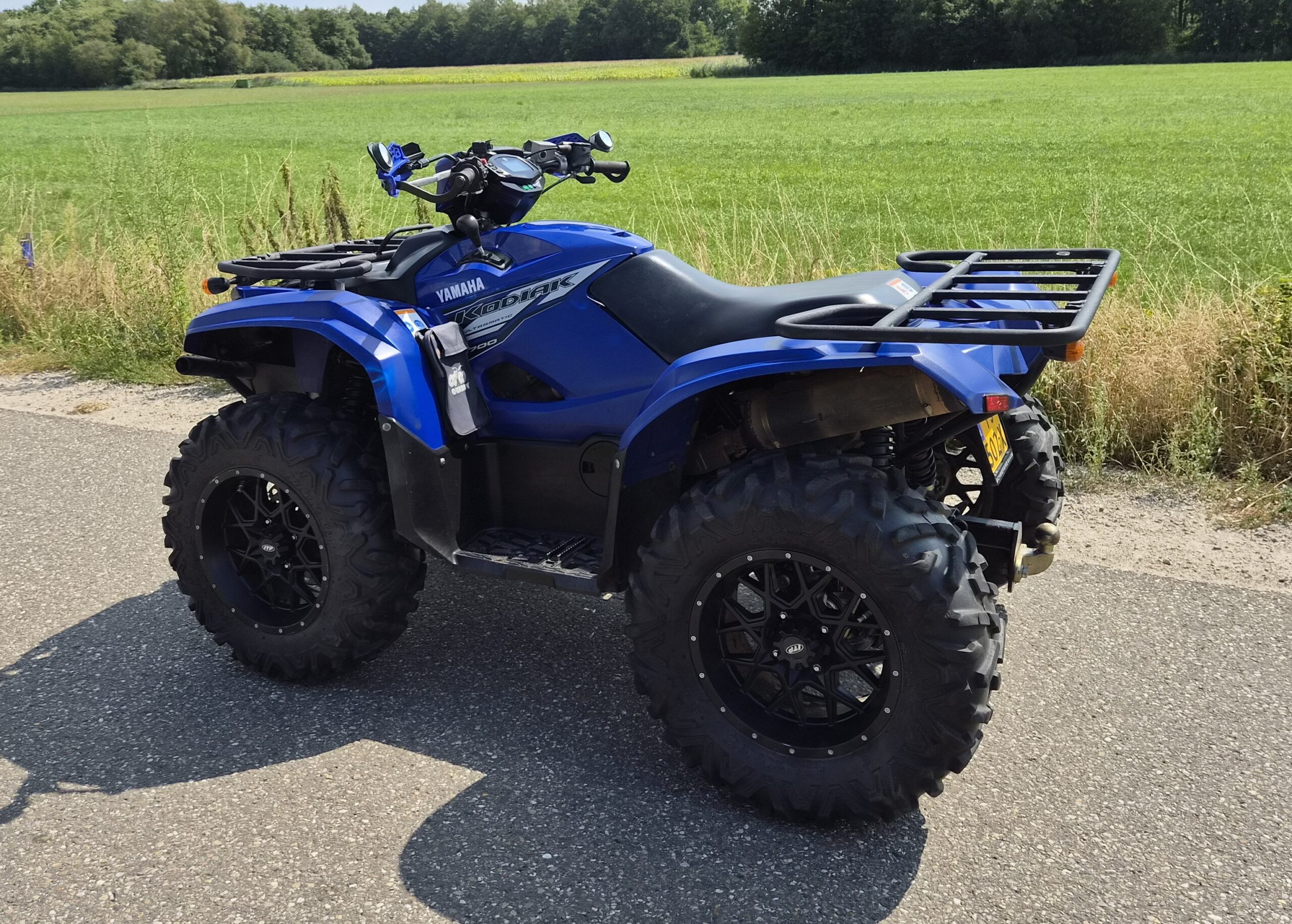 VERKOCHT Yamaha kodiak 700 4x4 EPS met kenteken - Afbeelding 10